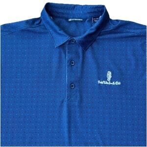 Cutter & Buck Ponte Vedra Inn & Club Golf Polo Shirt Mens Size XXL American Flag